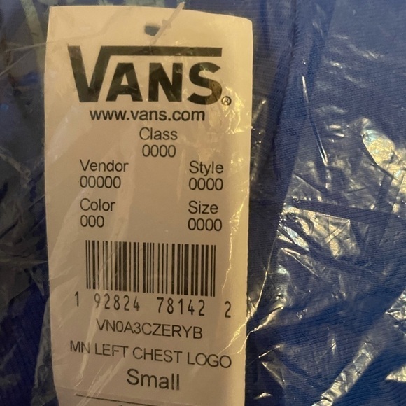 𝅺vans classic fit left chest logo tshirt - Picture 7 of 8